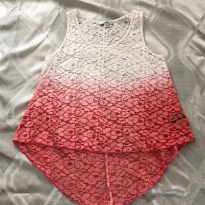 Women’s lace tank top